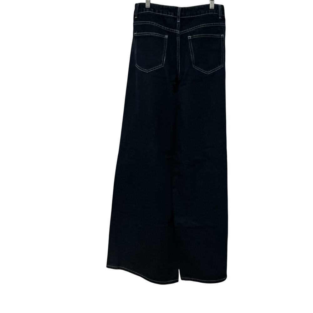 Lioness Women's Idol Denim Low Rise Wide Leg Jeans Blue Size XS NWT - Picture 8 of 12